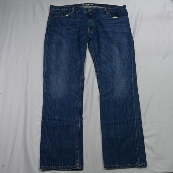 Alesbury Straight 42 x 34 Medium Wash Flex Denim Jeans‎ - Picture 1 of 7